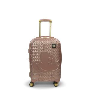 Mickey Mouse Rolling Luggage FŪL Disney Luggage 22.5" Rose Gold